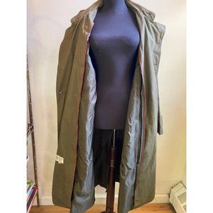 London Fog Green Vintage Trench Coat Men's size M/38